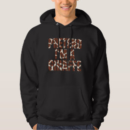 Jag är en Giraffe Funny Halloween Hoodie
