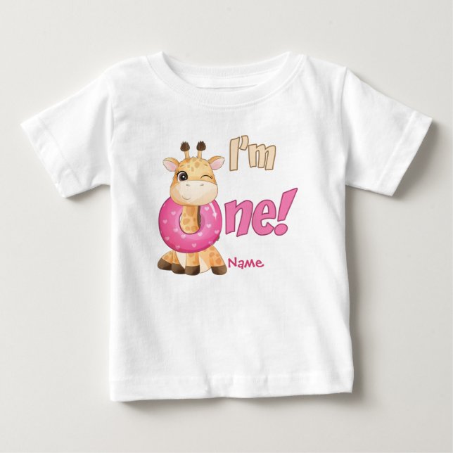 Jag är en Giraffe T Shirt (Framsida)