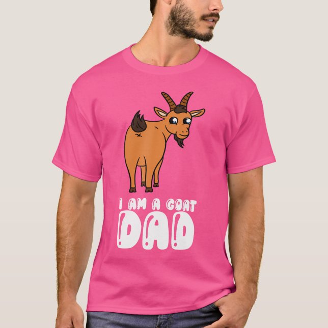 Jag är en Goat Pappa T Shirt (Framsida)