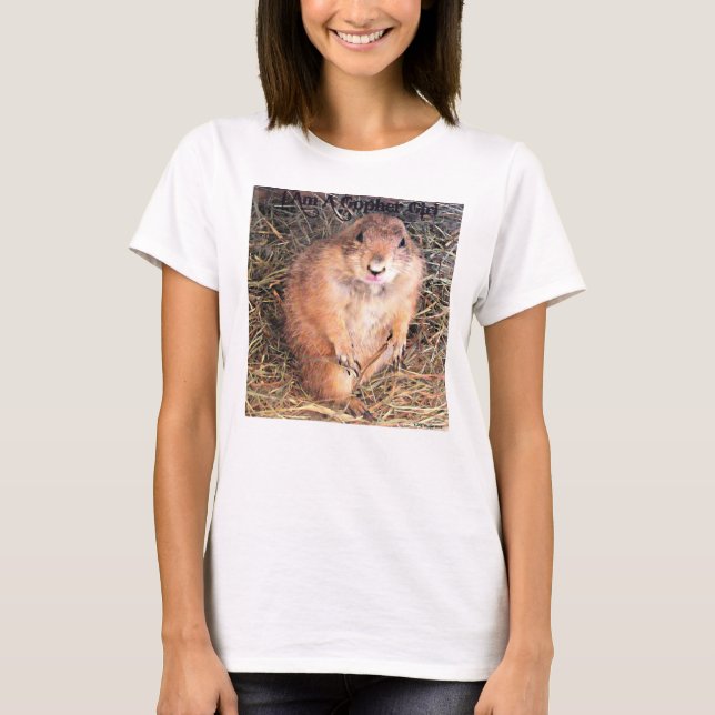 Jag är en Gopher Girl Women's Basic Tank Tee (Framsida)