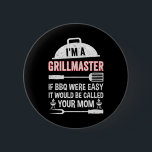 Jag är en grillmästare om Bbq var lättfundig grill Knapp<br><div class="desc">Jag är en grillmästare om Bbq var lättfundig Grilling Pappa</div>