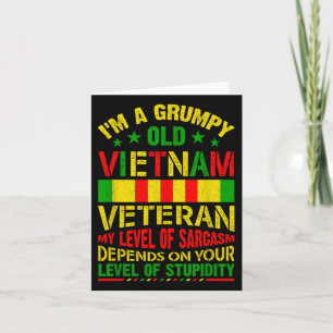 Jag är en grinig gammal Vietnamveteran Tröja Vietn Kort