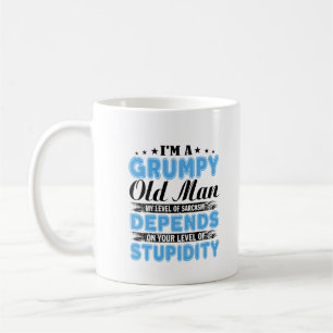 Jag är en grumlig gammal man kaffemugg