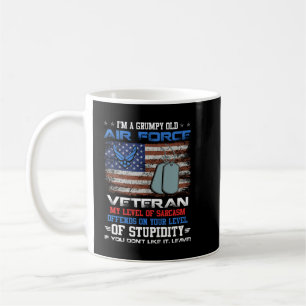 Jag är en grumpy Old Luft Force Veteran för manar Kaffemugg