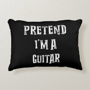 Jag är en Guitar Costume Par Prydnadskudde