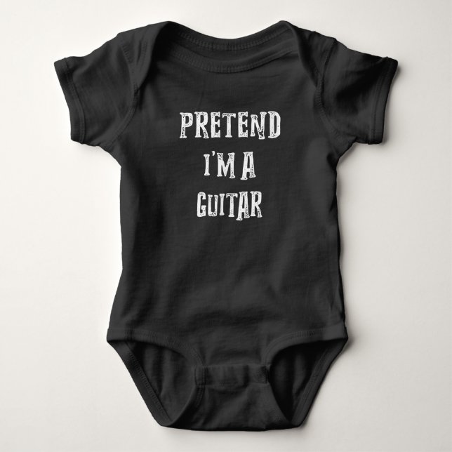 Jag är en Guitar Costume Par T Shirt (Framsida)