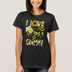 Jag är en gyllene solrosbi Mors dag i Kärlek T Shirt