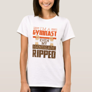 Jag är en gymnast även Händer är riven T Shirt