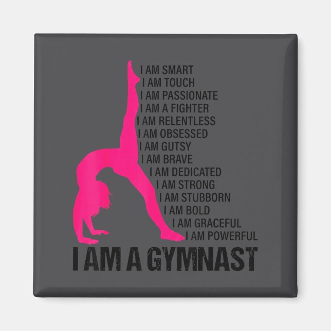 Jag Är En Gymnast Magnet (Framsidan)