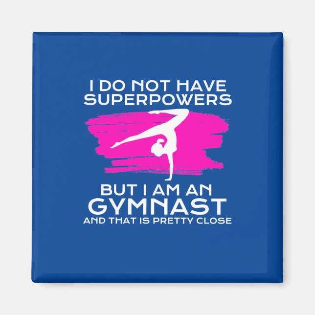 Jag är en gymnast och det är Söt nära Magnet (Framsidan)