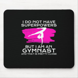 Jag är en gymnast och det är Söt nära Musmatta