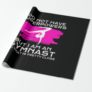 Jag är en gymnast och det är Söt nära Presentpapper