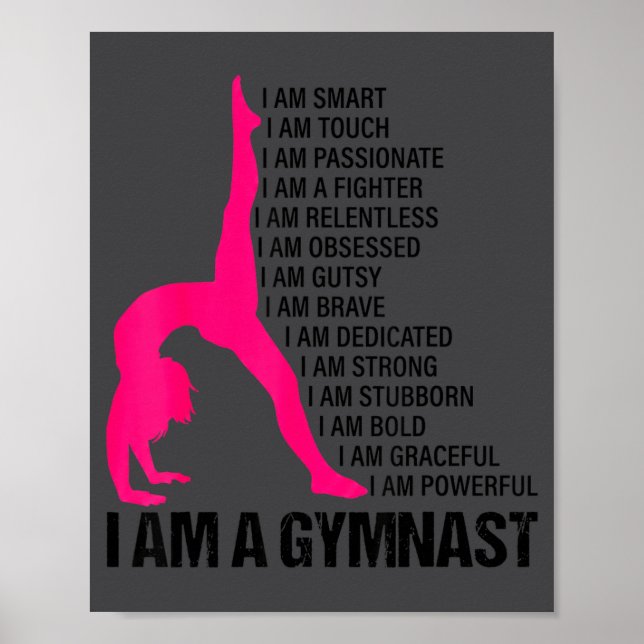 Jag är en gymnast  poster (Framsidan)