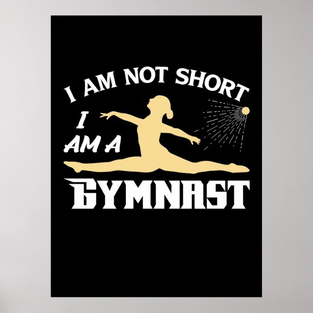 Jag är en gymnast poster (Framsidan)