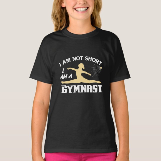 Jag är en gymnast t shirt (Framsida)