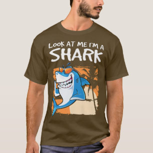 Jag är en haj jag hajar fisk i barn jag delar t shirt