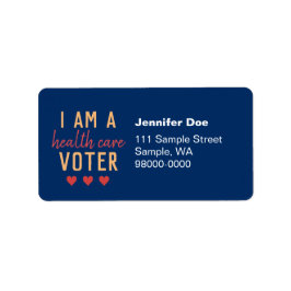 Jag är en hälsovårdspersonal Returetiketter Adressetikett