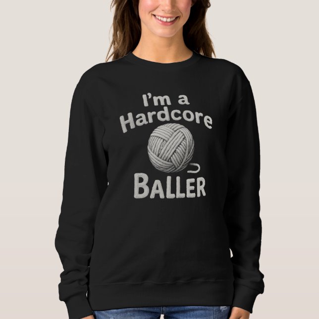 Jag är en hardcore baller  t shirt (Framsida)