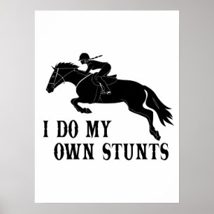 Jag är en häst och Riding Girl Poster
