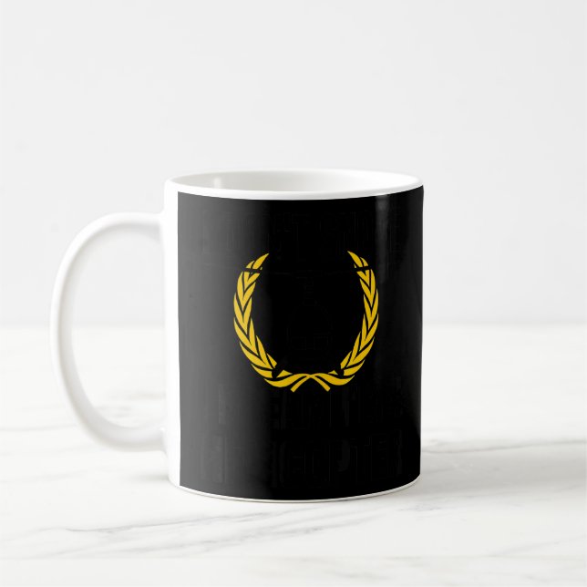 Jag är en helikopterhelikopter. kaffemugg (Vänster)