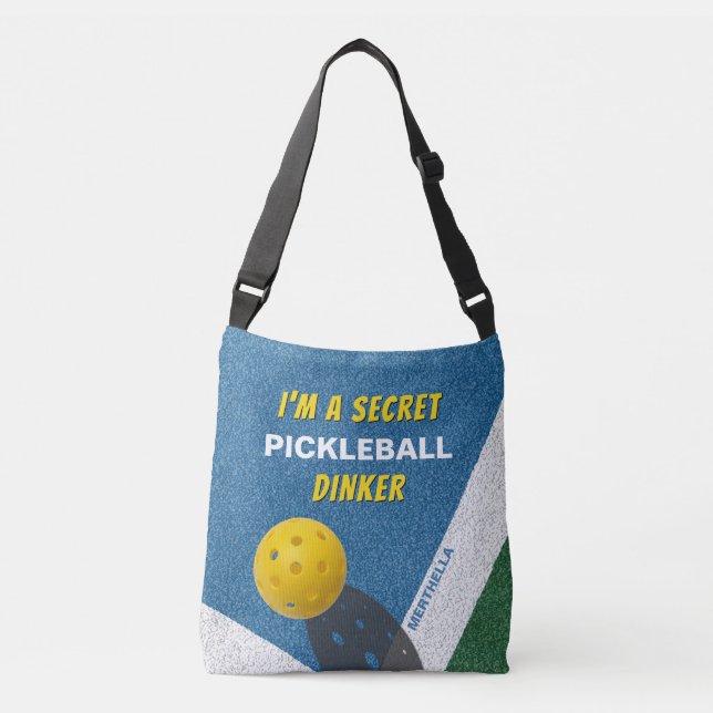 JAG ÄR EN HEMLIG PICKLEBALL DINKER FUNNY-Offert Axelväska (Framsida)