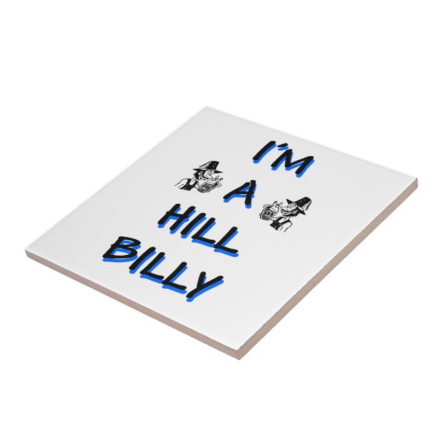 Jag är en hillbilly kakelplatta (Sidan)