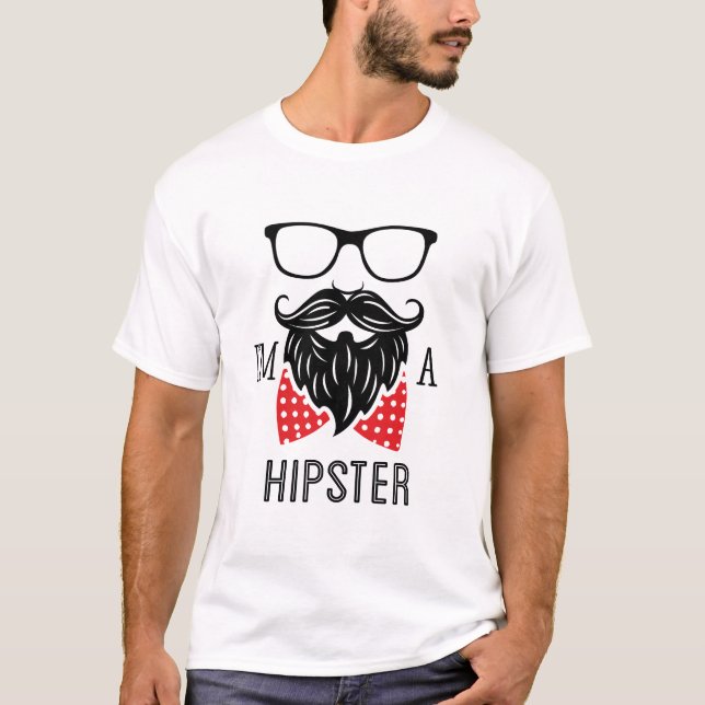 Jag är en Hipster T Shirt (Framsida)