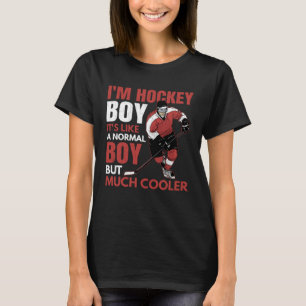 Jag är en Hockey Boy Ice Hockey Player Coach Graph T Shirt