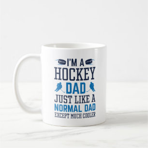 Jag är en Hockey Pappa Kaffemugg