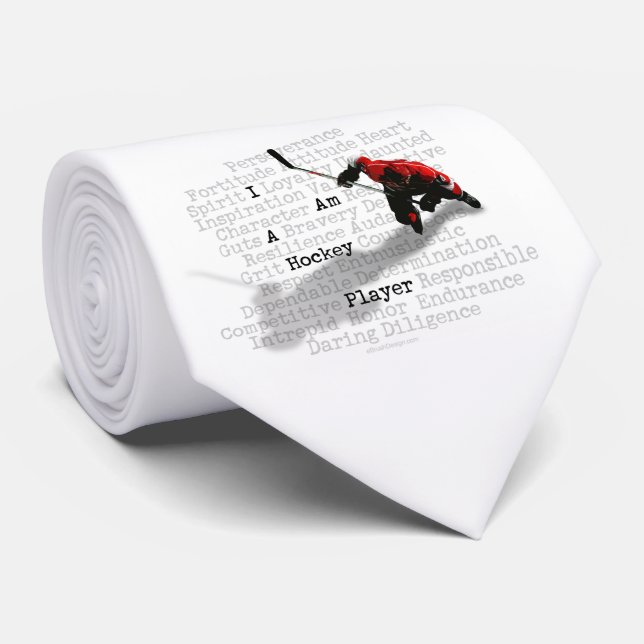 Jag är en Hockey Player slips (lätt) (Rullad)