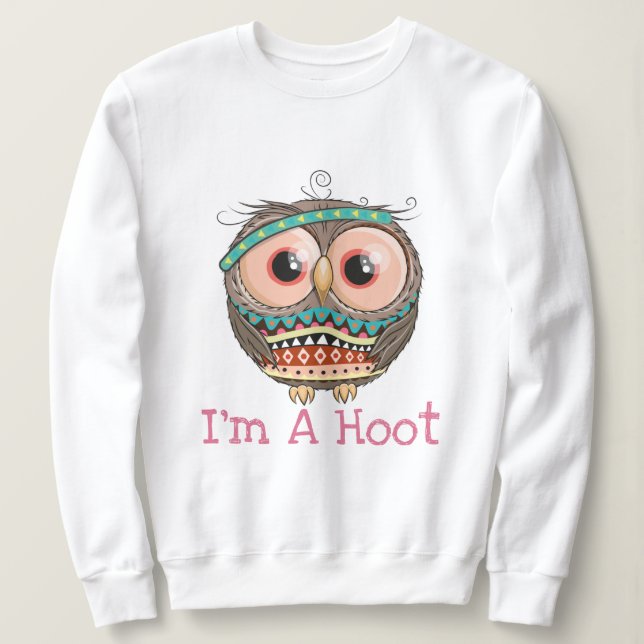 Jag är en hoot t shirt (Design framsida)