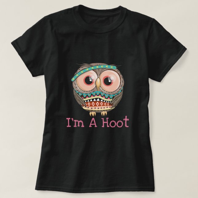 Jag är en hoot t shirt (Design framsida)