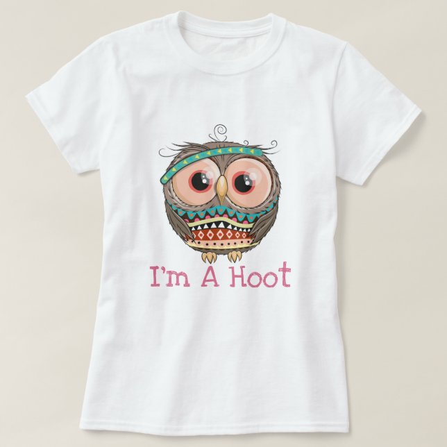 Jag är en hoot t shirt (Design framsida)