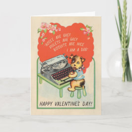 Jag är en HUND - ett kort för Valentineser av lust