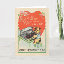 Jag är en HUND - ett kort för Valentineser av lust