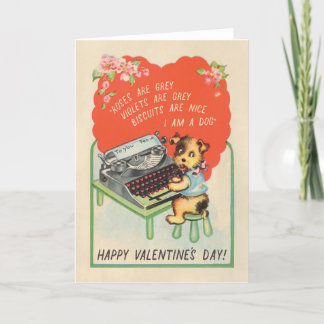 Jag är en HUND - ett kort för Valentineser av lust