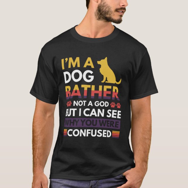 Jag är en Hund, inte en Gud T Shirt (Framsida)