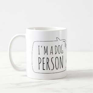 Jag är en Hund person Kaffemugg