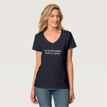 Jag är en ingenjör. Bra på matte T-shirt