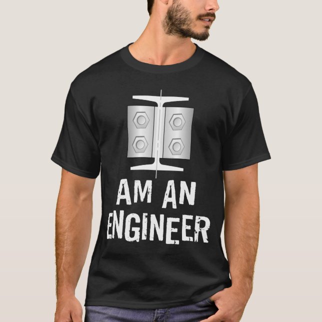 Jag är en Ingenjör T Shirt (Framsida)