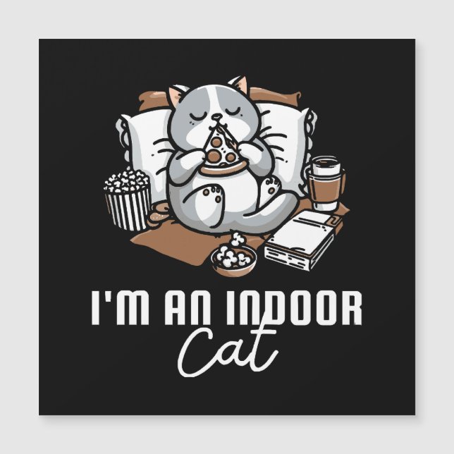 Jag är en inomhuskat - Introvert kat (Framsida)