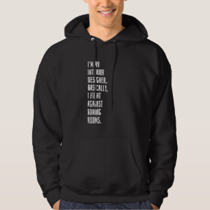Jag är en Insida-designer Hoodie