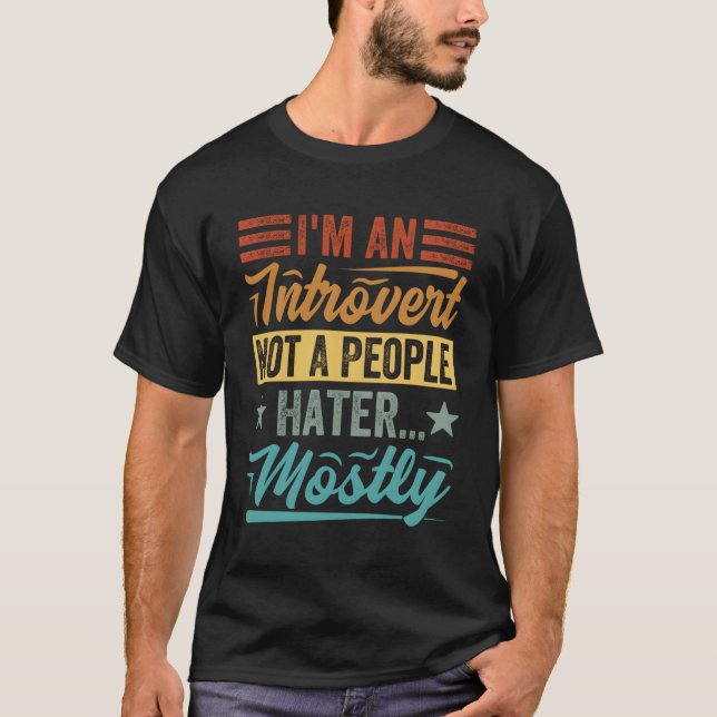 Jag är en introduktion, inte ett folk. t shirt (Framsida)