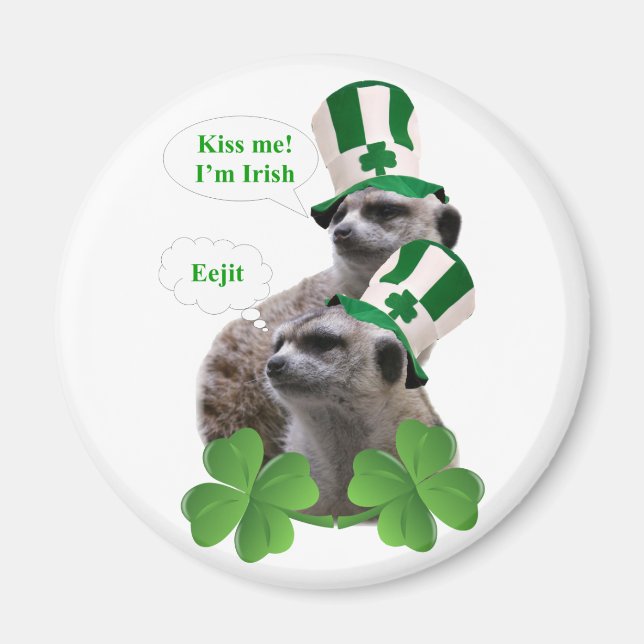 Jag är en iriskatt magnet (Framsidan)