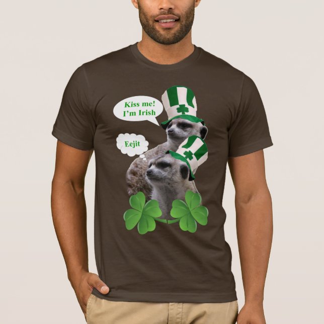 Jag är en iriskatt tee shirt (Framsida)