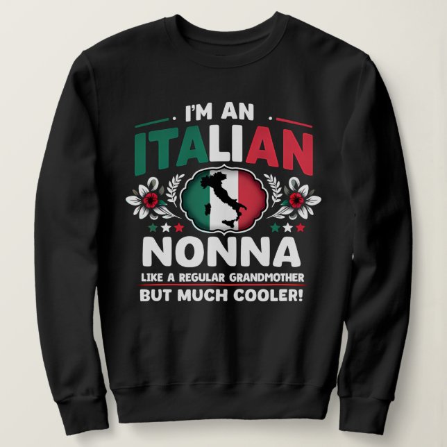 Jag är en italiensk nonna t shirt (Design framsida)