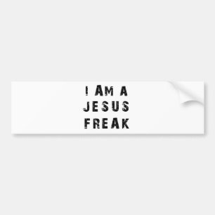 Jag är en Jesus freak Bildekal