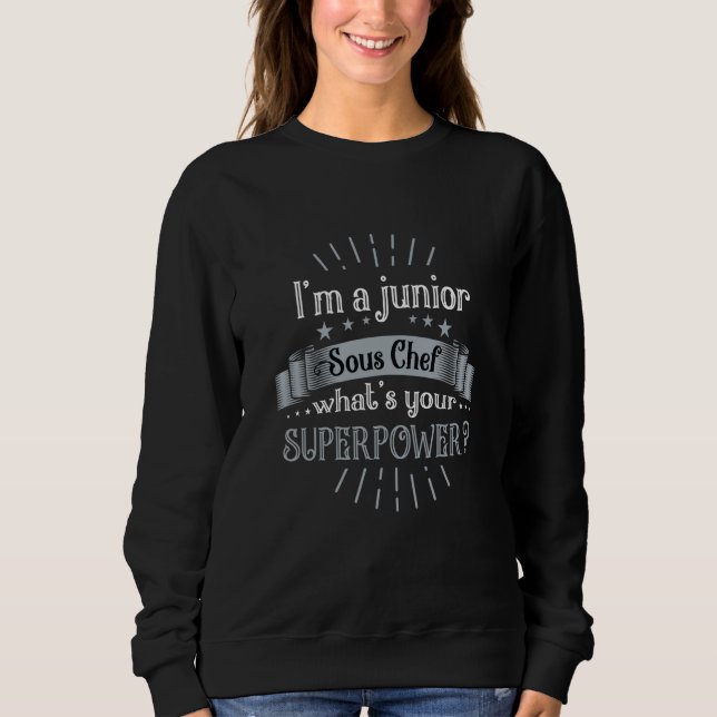 Jag är en Junior Sous Chef Kommand Sous Chef T Shirt (Framsida)