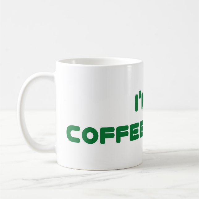 JAG ÄR EN KAFÉPERSOON KAFFEMUGG (Vänster)
