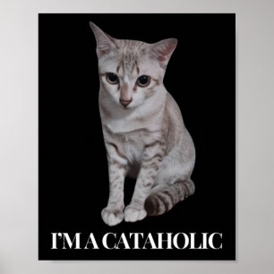 Jag är en katahollös Cat Mode Poster